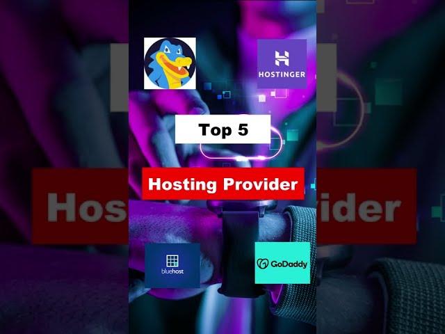 Top 5 Hosting Companies in India #shorts