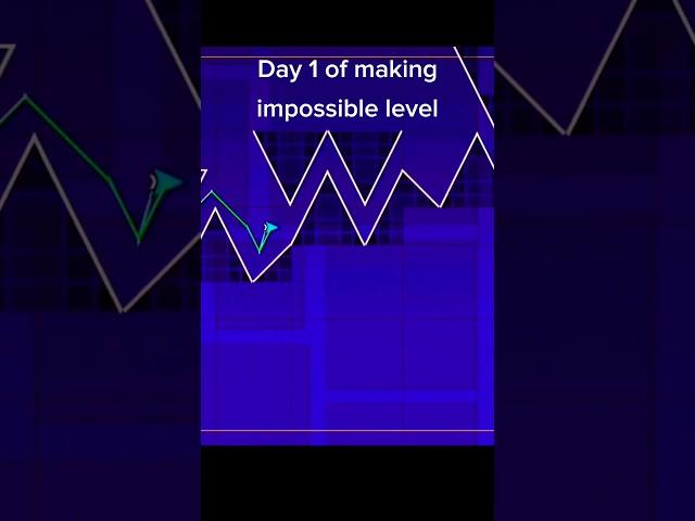 Day 1 of making an impossible level #fyp #viralvideo #gd #level