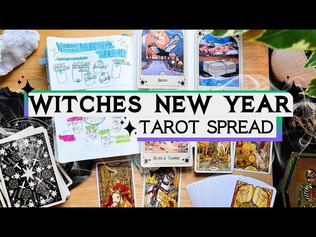 Wheel of the Year Tarot Spread  for a Witches Year Ahead Reading