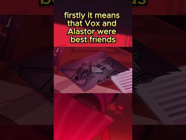 Alastor and Vox used to be friends in Hazbin Hotel