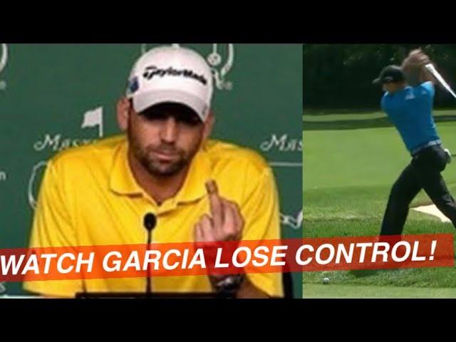 Sergio Garcia Loses Control at the US Masters!