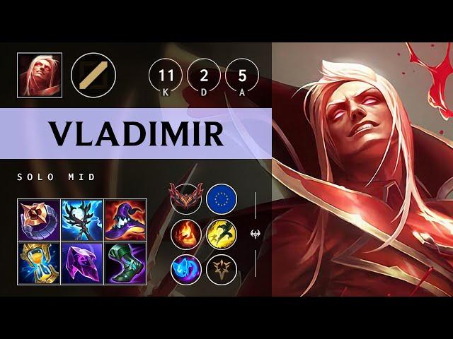 Vladimir Mid vs LeBlanc: Unstoppable - EUW Grandmaster Patch 14.23