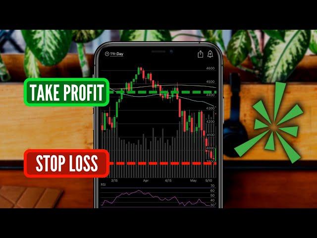 OCO Bracket Orders on ThinkorSwim Mobile App | Take Profit Stop Loss Order