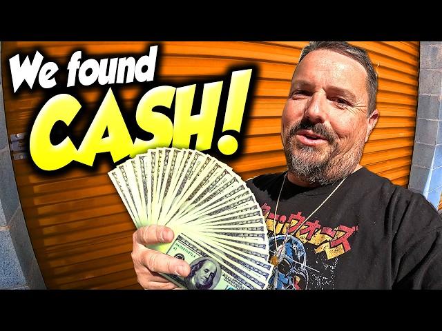 I found CASH MONEY HIDDEN inside this storage unit!