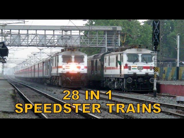 [28 in 1] Terrific Trains Western Railway : Rajdhani + Shatabdi + Duronto + Garib Rath + Many more