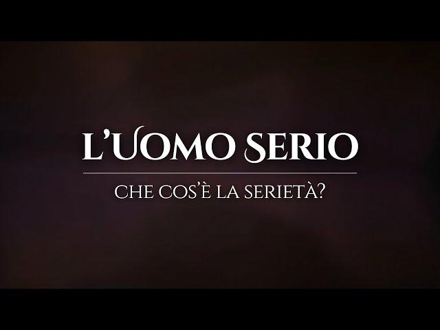 L'UOMO SERIO, ovvero il Sotto-Uomo