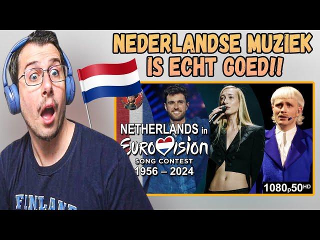 Netherlands  in Eurovision Song Contest (1956-2024) Reaction