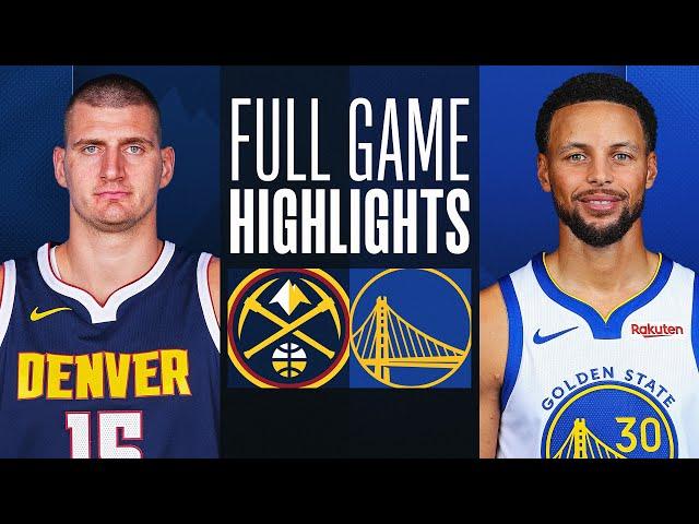 WARRIORS at NUGGETS | FULL GAME HIGHLIGHTS | January 4, 2024