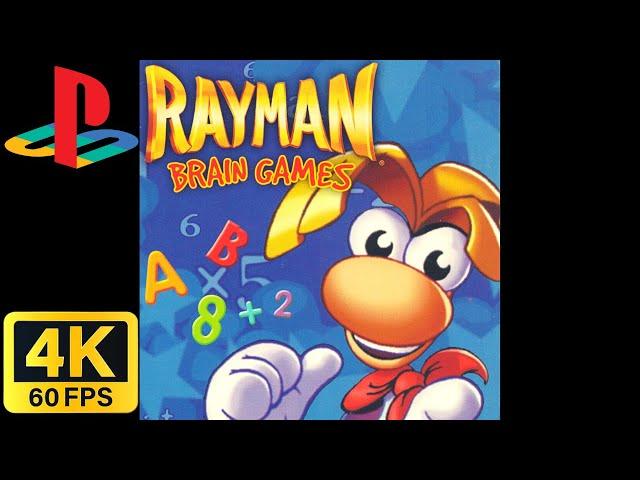 Rayman Brain Games PS1 4K 60Fps