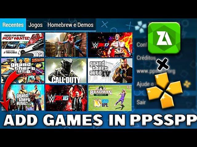 {BEGINNERS TUTORIAL}How To Add Games In PPSSPP Emulator | How To Put Games In PPSSPP Emulator