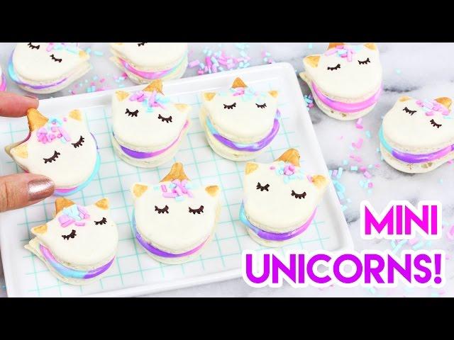 How to Make Mini Unicorn Macarons! 