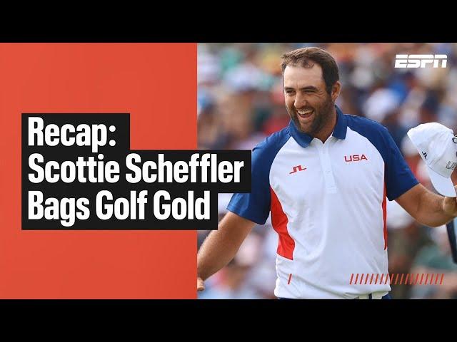 Scottie Scheffler bags gold medal in Paris Olympics 