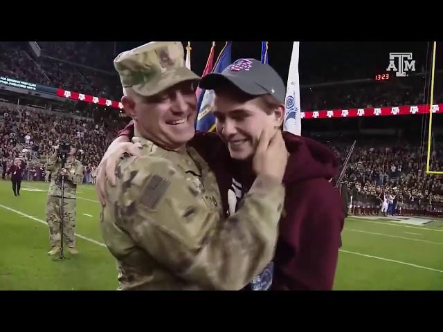 Texas A&M Football | Soldier Surprise