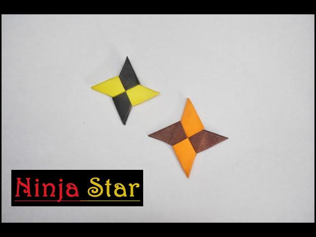 How to Make a Paper Ninja Star (Shuriken)