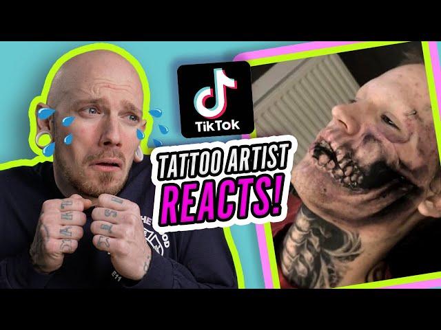 TATTOO ARTIST REACTS TO TIKTOK TATTOOS | Tattoo Critiques | Pony Lawson