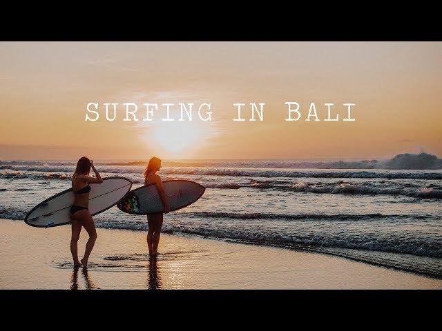 Learning to surf in Bali  | Surfen im Surfcamp 