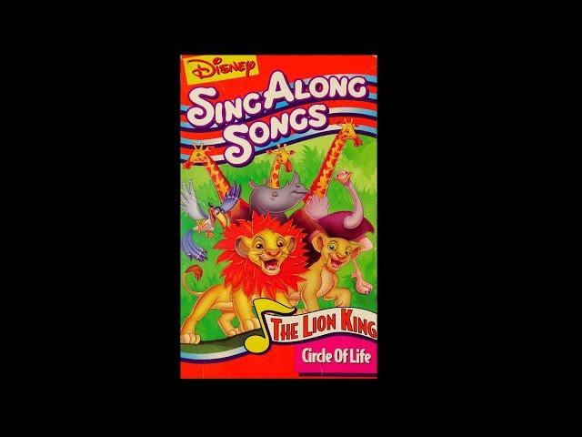 Digitized closing to Disney's SingAlong Song The Lion King: Circle Of Life (USA VHS)