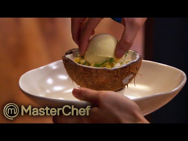 Reynold and Jessie vs. 2 Professional Chefs! | MasterChef Australia