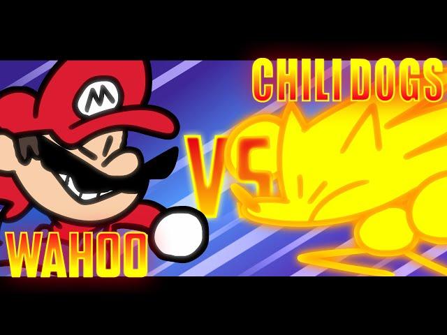Speedrunner Mario VS Super Sonic (Fight scene from the 2.76M Sub Special) - SOMETHING VERSUS ‍️