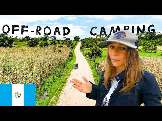 Remote Moto Camping in GUATEMALA [Vlog 35]  #mototravel #motovlog