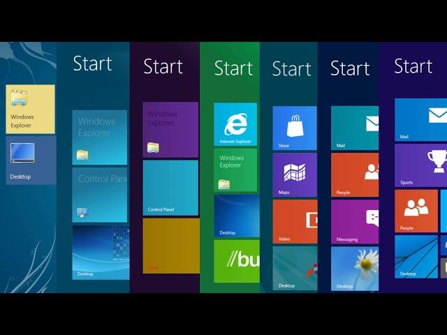 Windows 8 Start Menu Evolution!