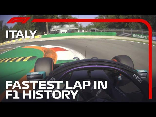 The Fastest Lap In F1 History - Lewis Hamilton's Pole Lap | 2020 Italian Grand Prix | Pirelli