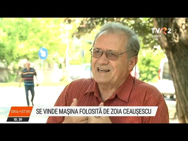 Mașina Zoiei Ceaușescu, scoasă la vânzare de Mircea Oprean, ginerele fostului dictator comunist