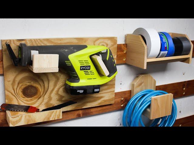 20 MORE Simple French Cleat Ideas for Your Tool Storage #3