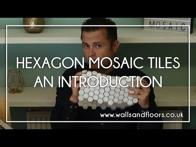 White Hexagon Matt Mosaic Tiles - An Introduction