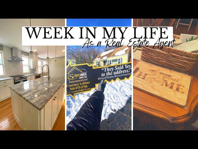 WEEK IN THE LIFE OF A BUSY REAL ESTATE AGENT | Closings | Showings | Training