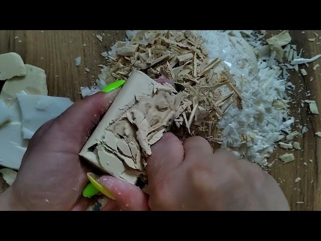 Резка сухого белого мыла /Cutting dry white soap/ Soap ASMR/ asmp soap/ релах /Relaxation