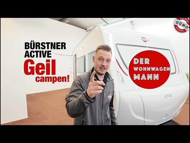 Bürstner Premio Life 425 TS Active. Grosser Wohnwagen für kleines Geld.