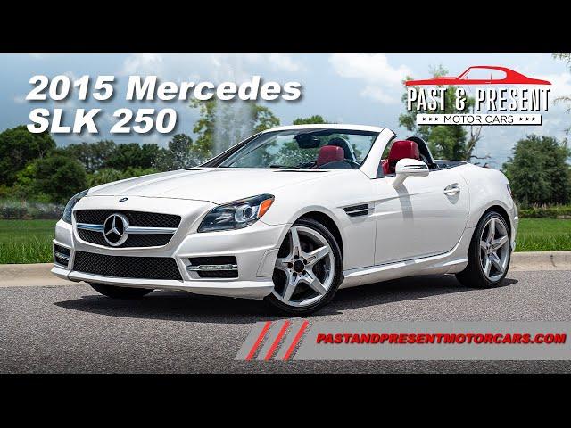 2015 Mercedes SLK 250 White Red AT CV 110427