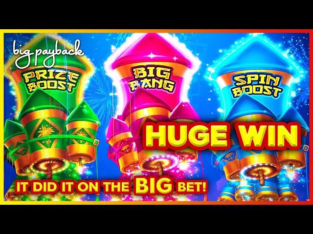 SHOCKING & HUGE! Rising Rockets Slot - I DID IT on THE BIG BET!