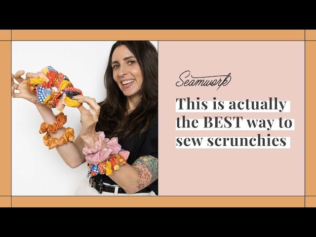 The EASIEST Scrunchie Tutorial Ever (No Pattern Needed!)