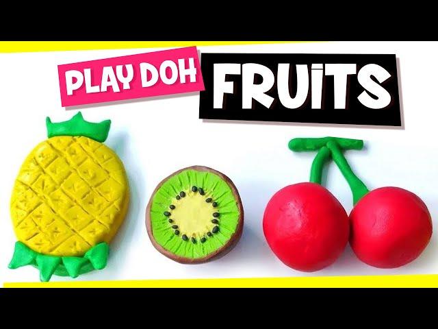 How to Make Play Doh Fruits | Fun & Easy DIY Play Dough Art | HooplaKid HowTo