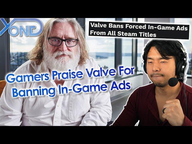 Valve praised for banning in-game ads from all Steam games