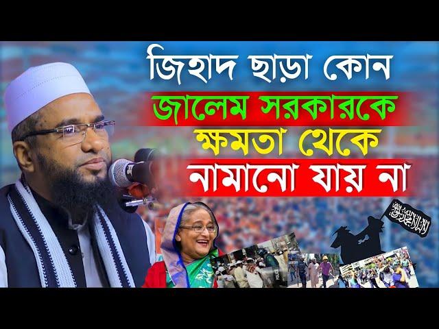 জি'হা'দ ছাড়া কোন জা'লে'ম সর'কারকে ক্ষম'তা থেকে নামানো যায় না | Abu Nosur Asrafi waz 2023 | new waz