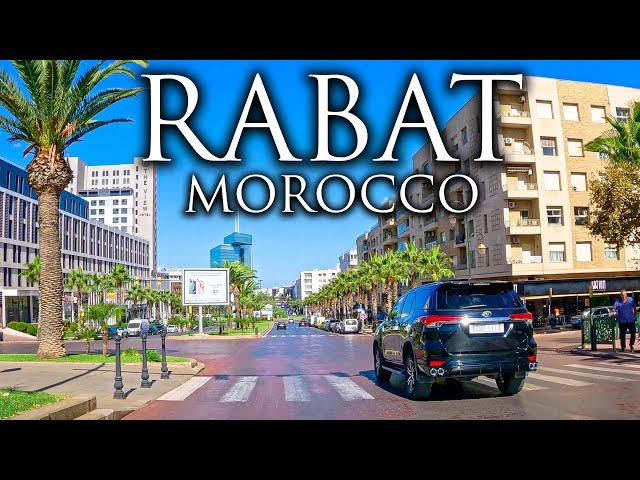 Driving in Rabat (Morocco), the most beautiful capital in Africa!