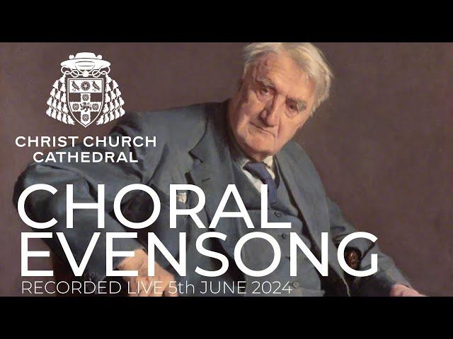 Choral Evensong - Recorded live Wednesday 5th June 2024