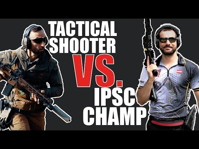 Tactical Shooter vs. IPSC Champ - wer schießt besser? (short version)