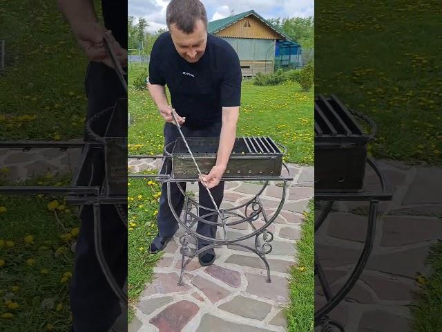 Простой,Надёжный и Удобный Мангал-Своими Руками.