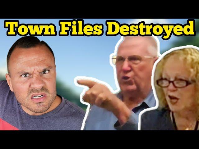 CORRUPT TOWN EMPLOYEES DESTROYED FILES