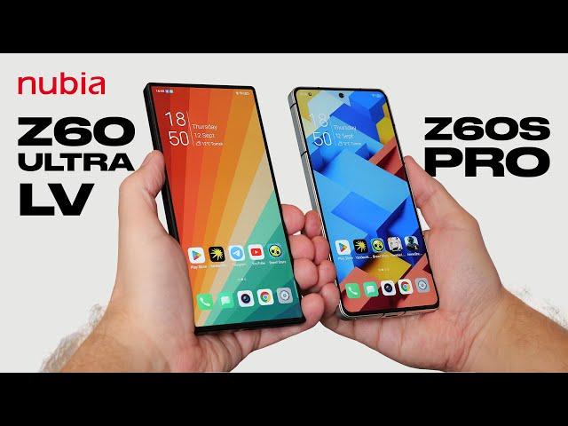 Смартфоны из будущего! Обзор Nubia Z60 Ultra Leading Version и сравнение с Nubia Z60S Pro