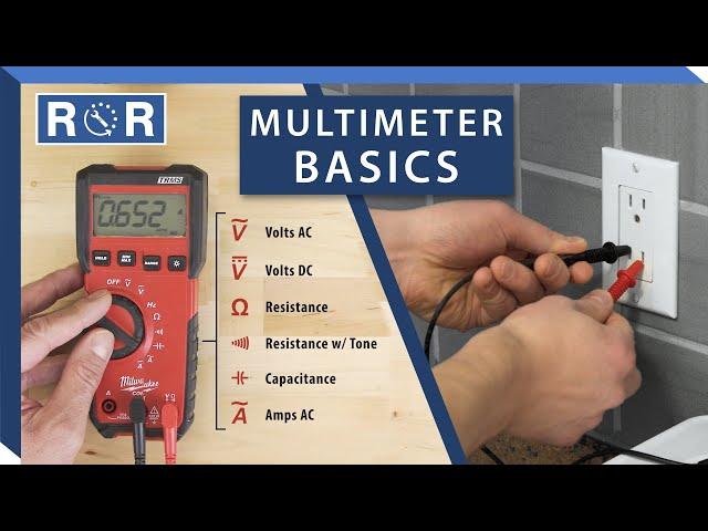 How to Use a Multimeter & Electricity Basics | Repair and Replace