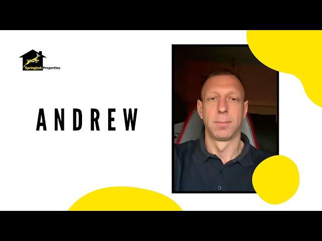 Andrew is talking about his experience with using Springbok Fast Sale