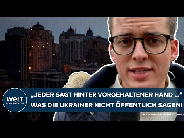 PUTINS KRIEG: "Jeder sagt hinter vorgehaltener Hand!" Was die Ukrainer nicht öffentlich sagen!