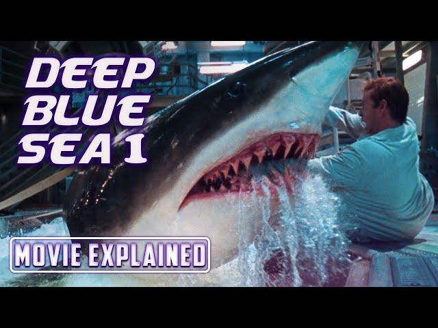 Deep Blue Sea (1999) Movie Explained in Hindi Urdu | Shark Movie