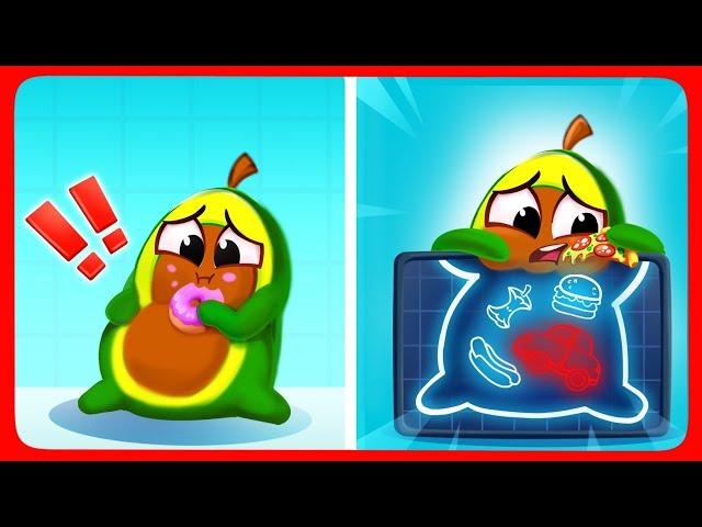 Don't Overeat, Bubbly tummy Tales| Funny Kids Songs And Nursery Rhymes by Pit & Penny Tales