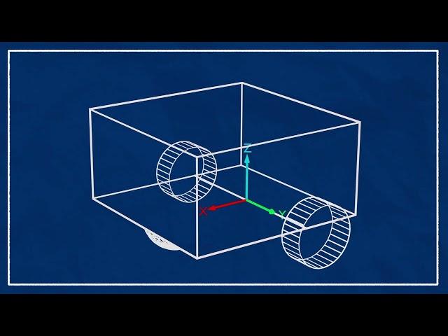 Creating a rough 3D model of our robot with URDF